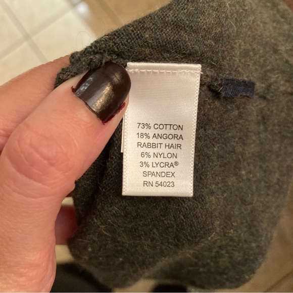 Moss Green Scoop Neck Top - Picture 5 of 7